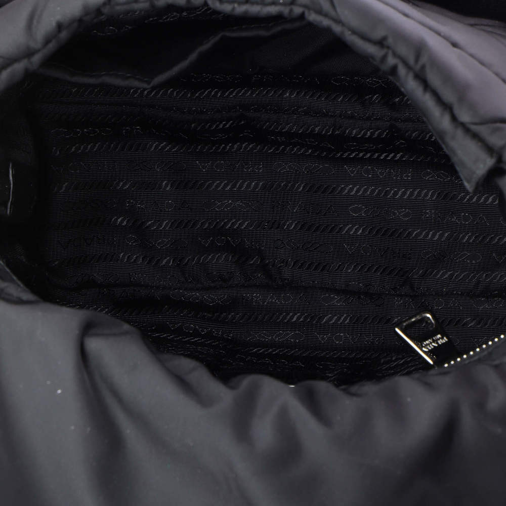 Prada Padded Flap Shoulder Bag Quilted Tessuto - Picture 5 of 8
